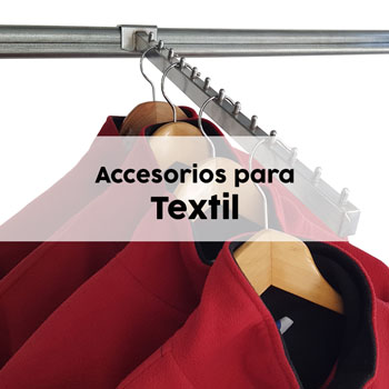 Accesorios para estanterías textil
