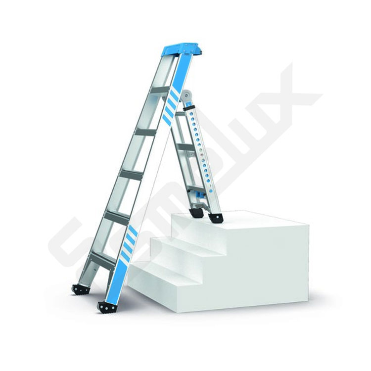 Escalera multimaster en posici�n de tijera para escalones