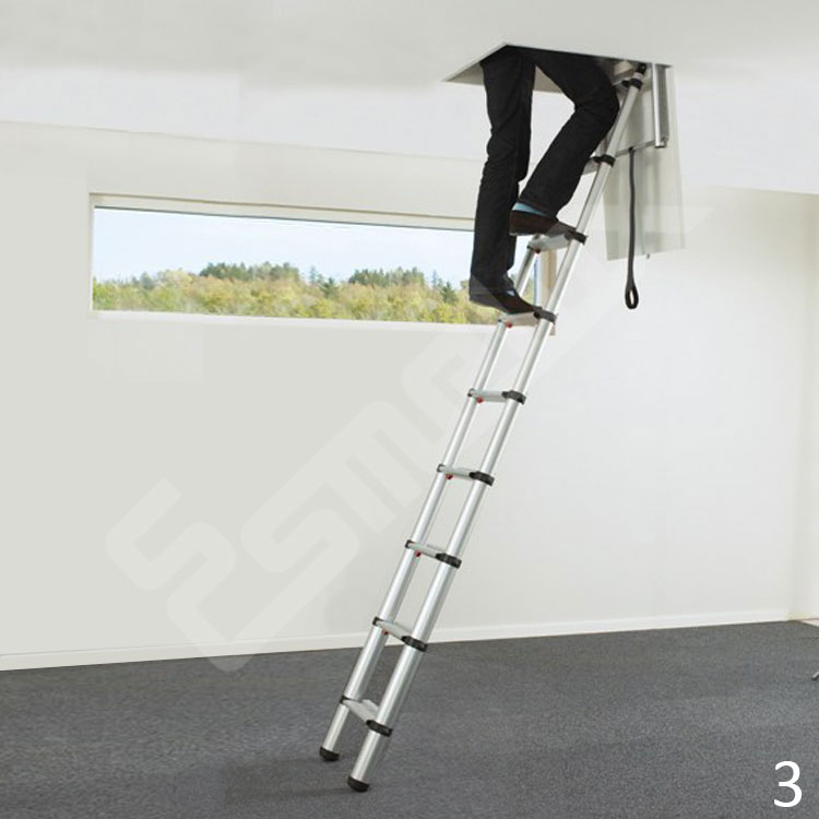 Escalera Telesc�pica de Techo 9 pelda�os OUTLET
