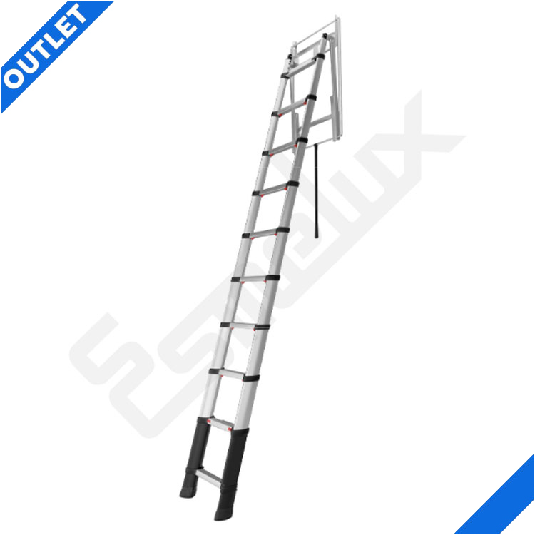 Escalera telesc�pica de techo 9 pelda�os