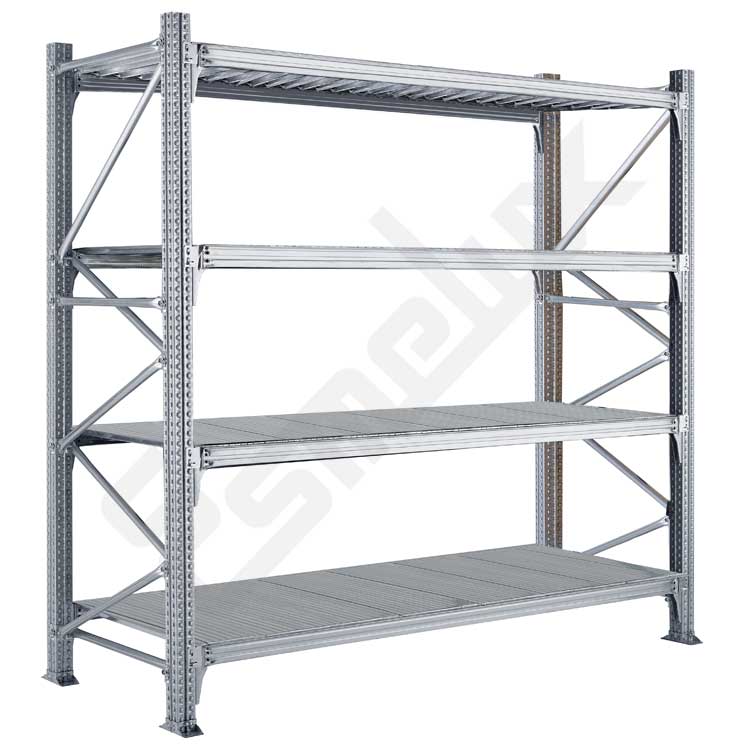 M�dulo de inicio para estanter�a, 1820 x 1200 x 2475 mm de largo fondo alto.