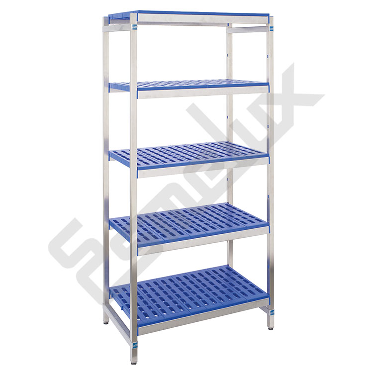 Estanter�a acero inoxidable, modulo inicial 5 niveles