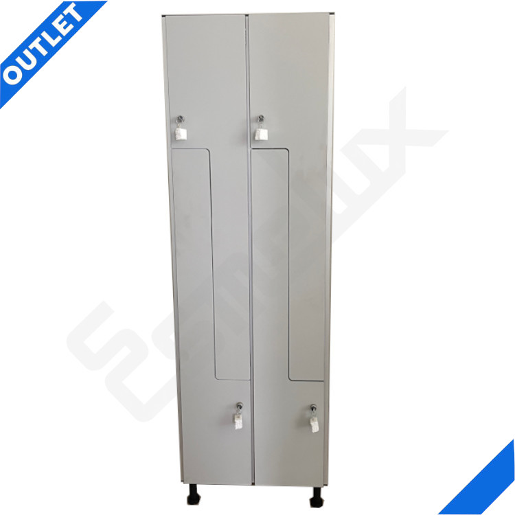 Taquilla gris puertas en L OUTLET Taquilla gris puertas en L OUTLET