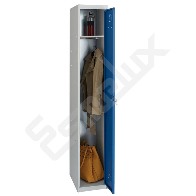 Taquilla o armario met�lico para vestuarios. Versi�n de 1 puerta