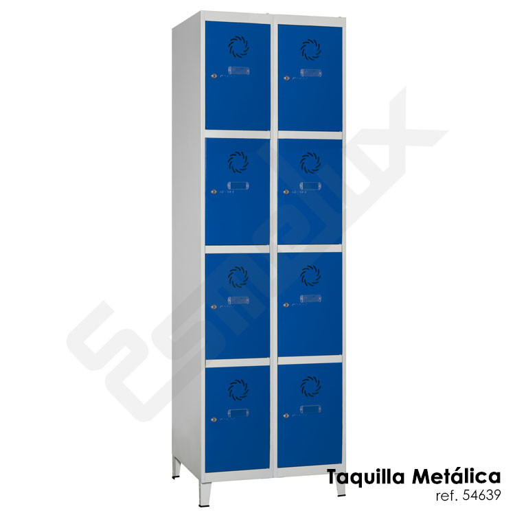 Taquilla met�lica de la gama Megablok en su modelo 4 x 2 puertas
