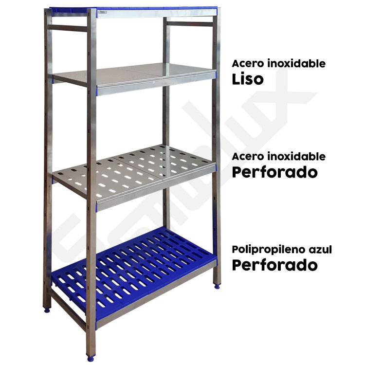 Opciones de estantes disponibles para la Gama MB de Estanter�as