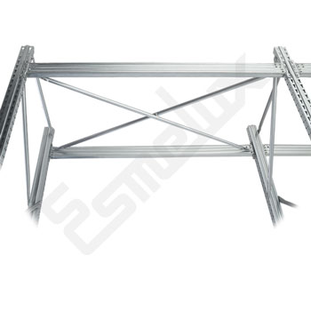 Arriostrado horizontal que refuerza los estantes de las estanter�as para palets