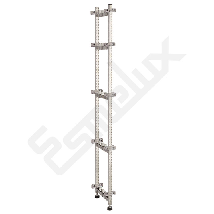 Bastidor Central 600 x 2.000 para 5 estantes con 5 vigas secundarias