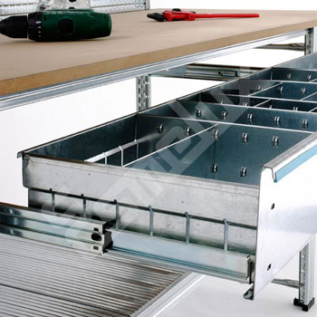 Mesa UR con caj�n extra�ble y divisores interiores
