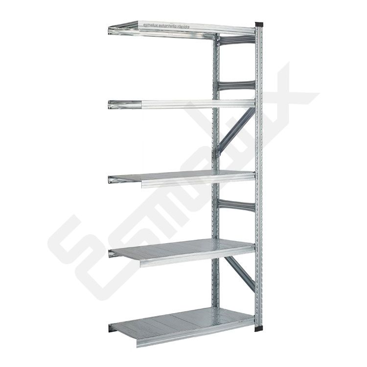 Estanter�a met�lica modular con 5 estantes y 40 cm de fondo