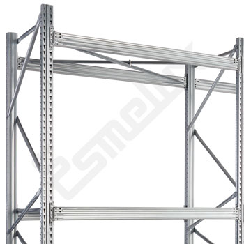 Estanter�a met�lica de paletizaci�n con arriostrado horizontal