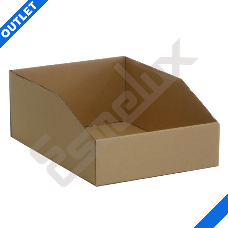 Cajas de cartón ondulado para estanterías