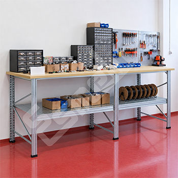Mesa de trabajo UR con encimera en DM